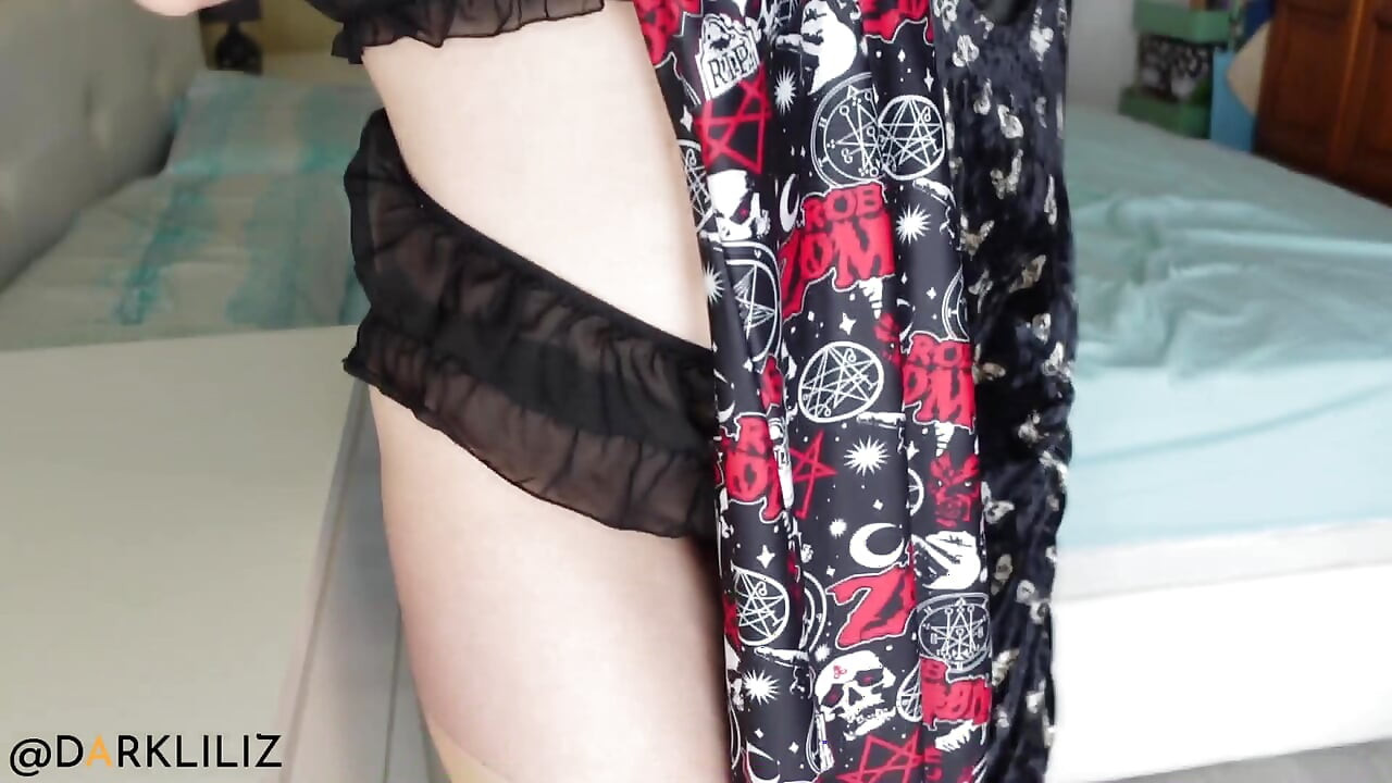 Amateur Wife with Big Boobs tempt her husband with a Sexy Fetish Outfit