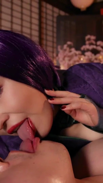Powerful moment from "Cospuri Aika Suzumiya in Shuten Douji Cosplay"