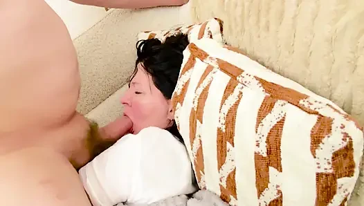 He fucked his beloved stepmother in his mouth and ass while dad worked at the factory.