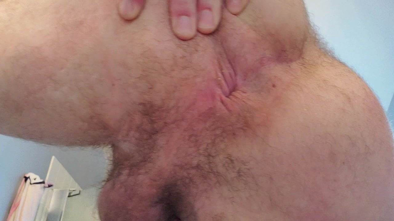 My open asshole and small cock