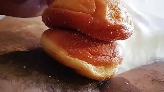 The Best Masturbation of Papi Toms Food Porn Semen with Donuts