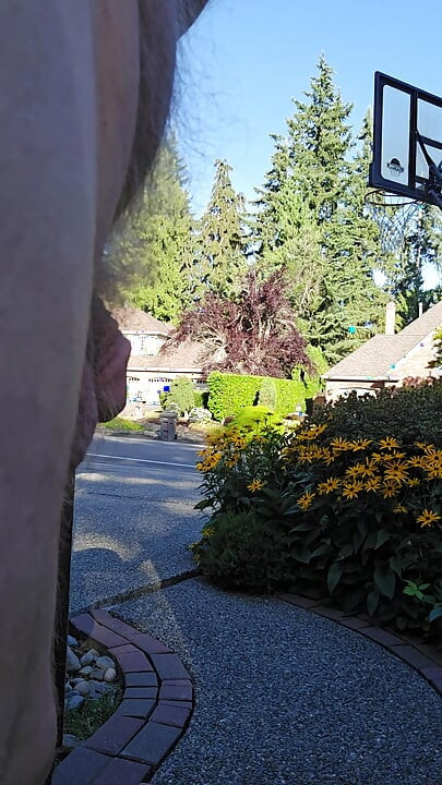After the Shower then Nude Outside