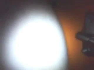 Blind folded gal has Gloryhole Fun