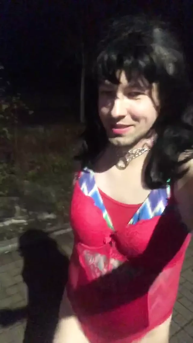 Walking down the Street as a little Sissy bitch