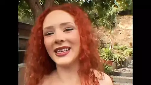 Redhead Teen Goes Crazy for DP