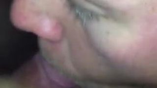 Colts fan shoots cum into a Cocks fan's mouth