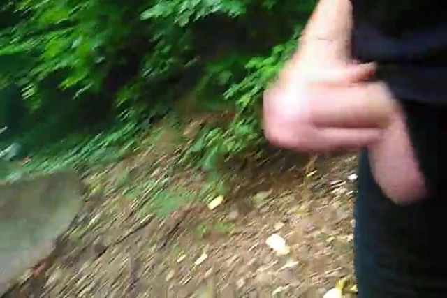 flash and cum in truck park