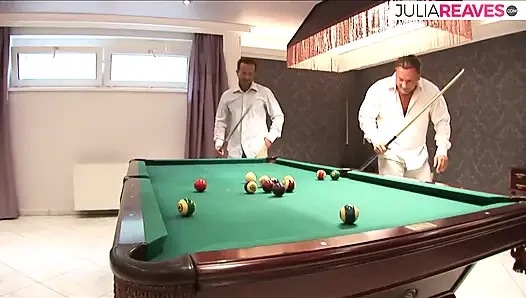 Islak eklemeli bilardo partisi