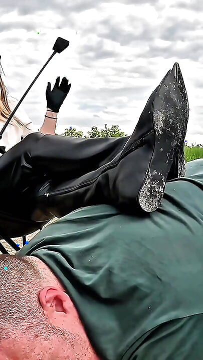 Leather Boots Control You