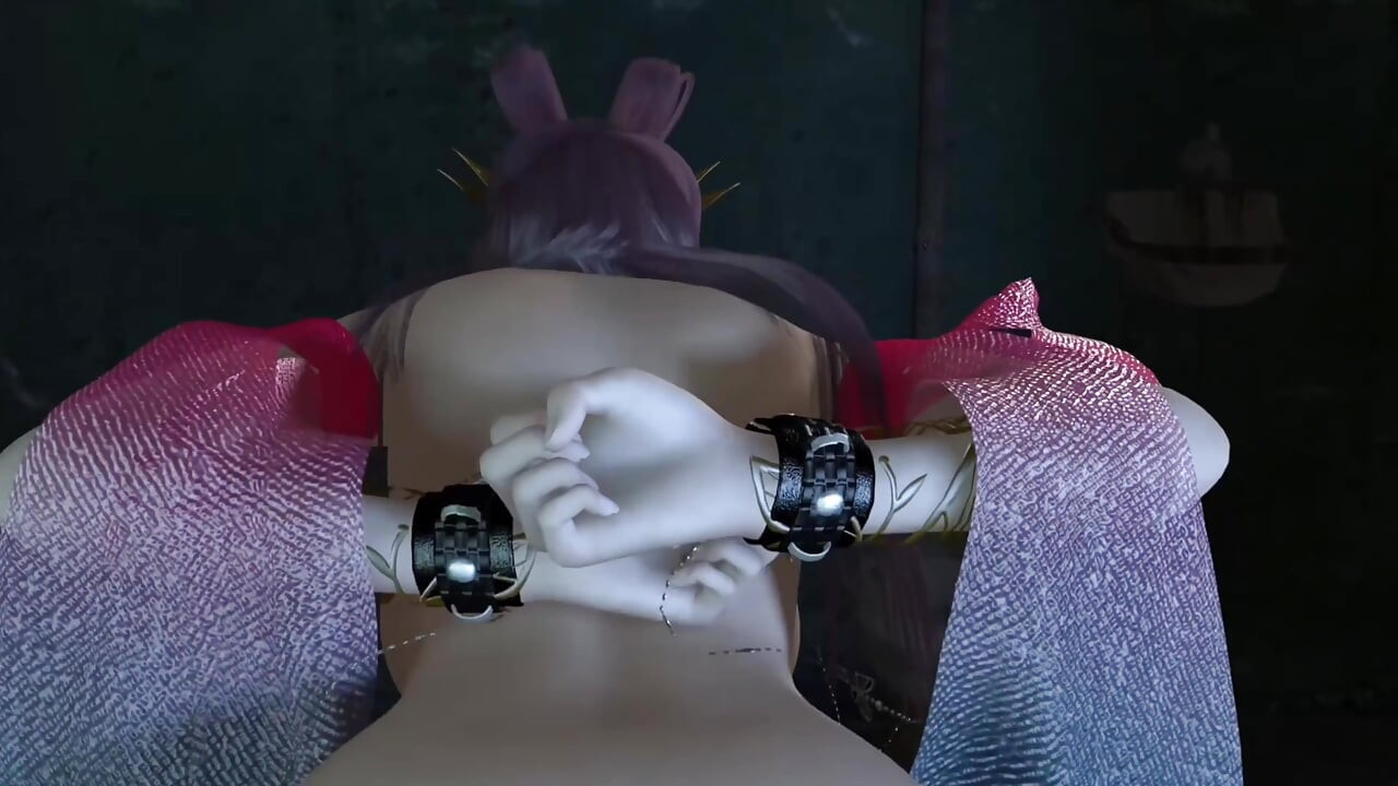 Une salope asiatique 3D nue sa chatte rasée se fait baiser, BDSM