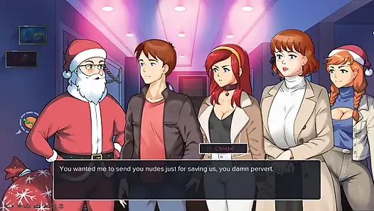 celebrating Christmas with my stepmother she gave me a very happy gift porn game