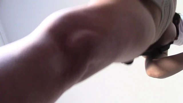 Sexy wife doing housework naked. Brunette, hairy pussy, big ass, big tits. Sexy mom massages herself with a vibrator.