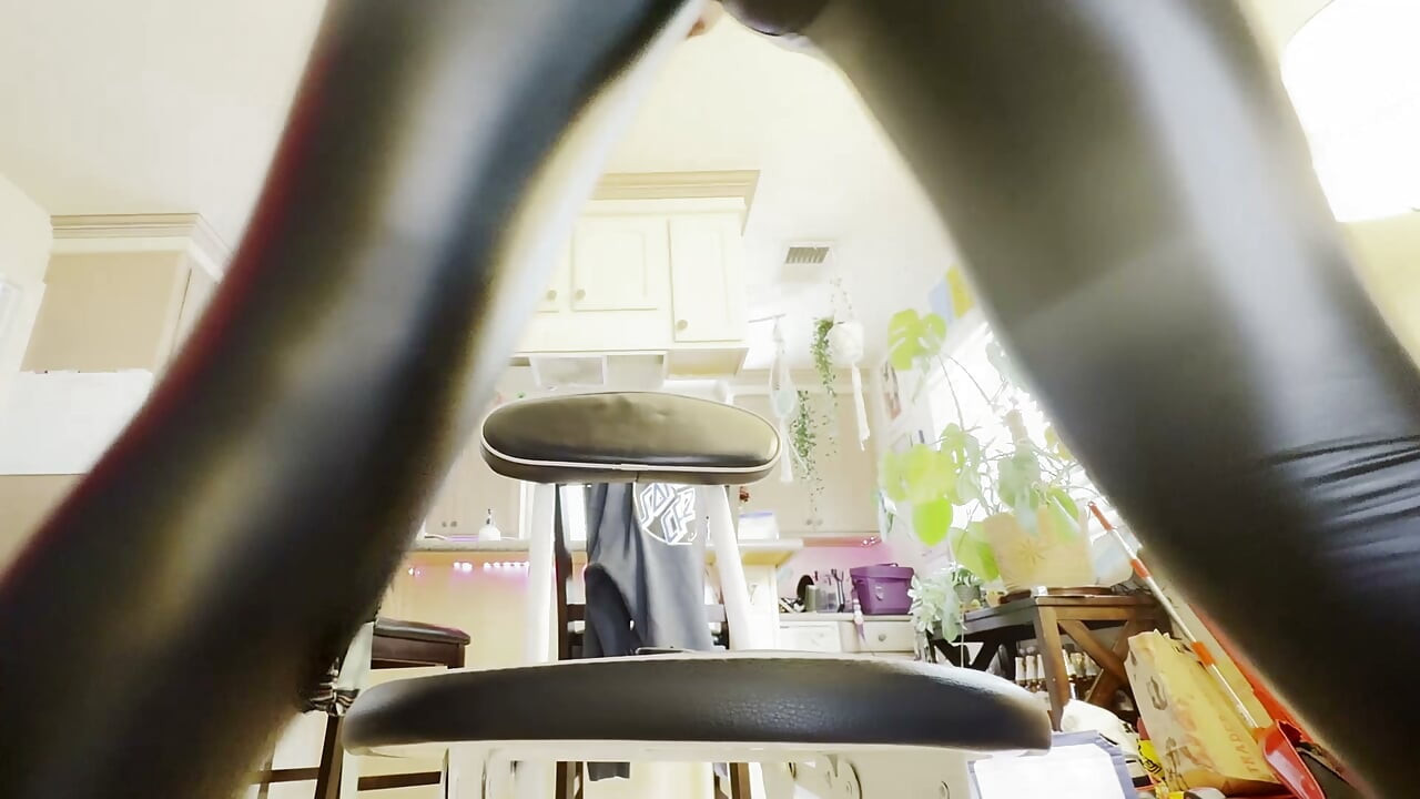 Black Leather leggings POV