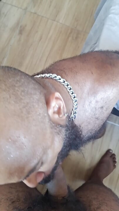 Bearded Stepfather Getting Into the Bear. Bareback and Cumshot