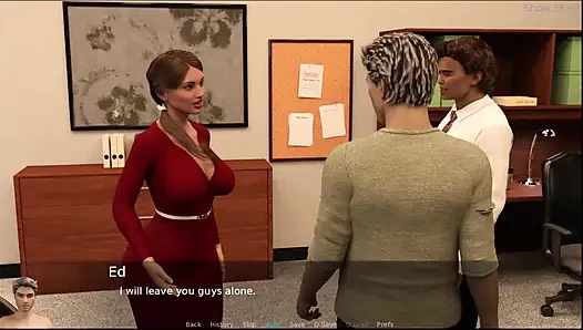 Project hot wife #44: Aaron cum all over Emily while Johannes watched