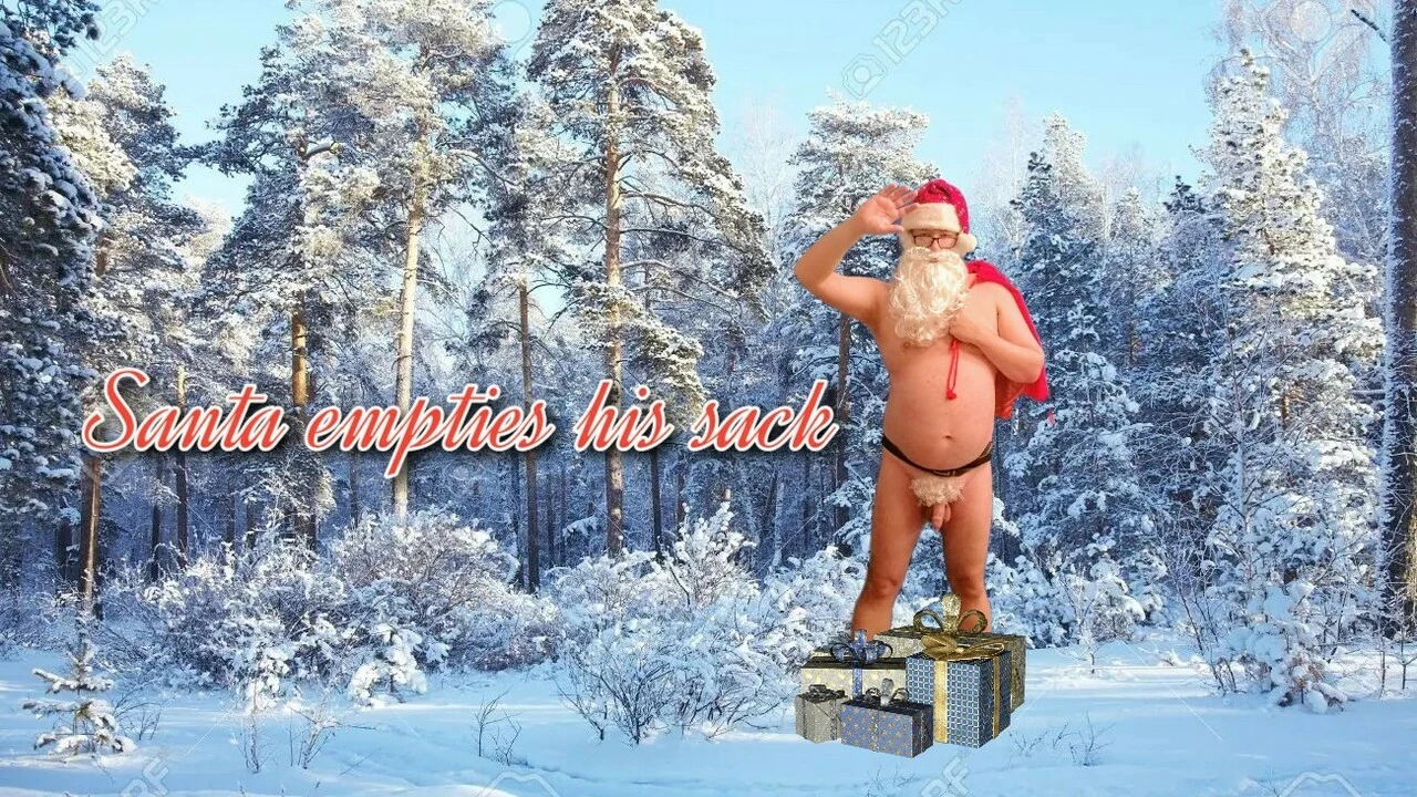 Santa kosongkan karungnya