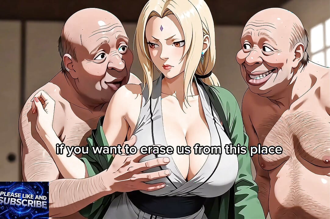 Tsunade summons ugly men accidentally - 3D Naruto Hentai