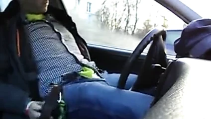 Branlette en voiture