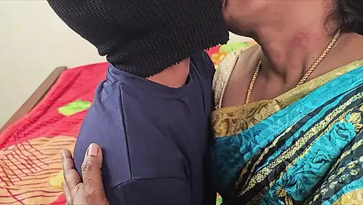 Tamil Aunty with neighbour boy sex Tamil with audio
