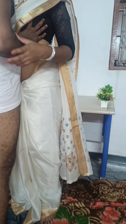 Powerful moment from "malayali aunty fucking on office table with her manager"