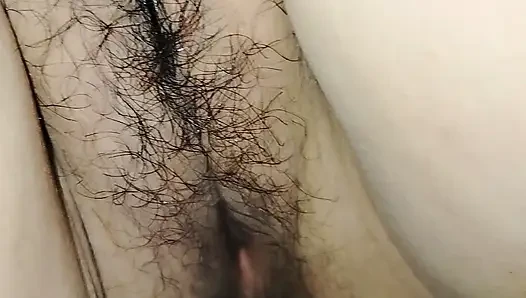 She had just finished orgasm
