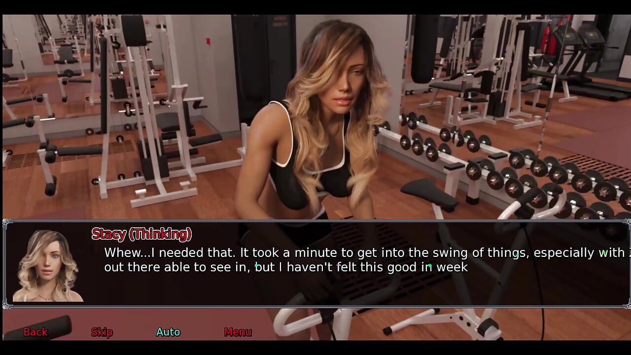 The office wife part 3: Stacy played with herself in the shower at work