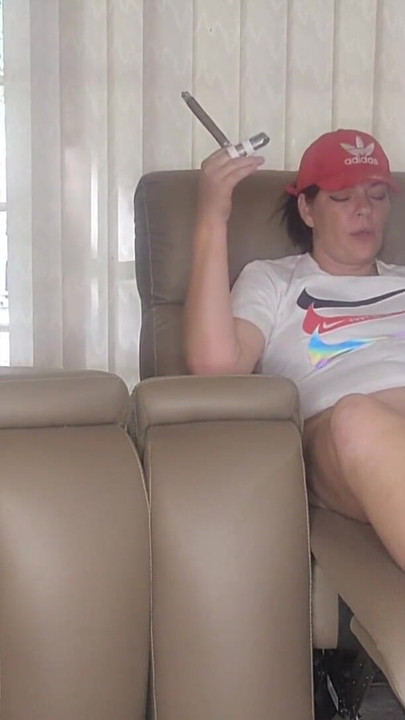 Key moment from "Smoking stepsis mutual masturbation"