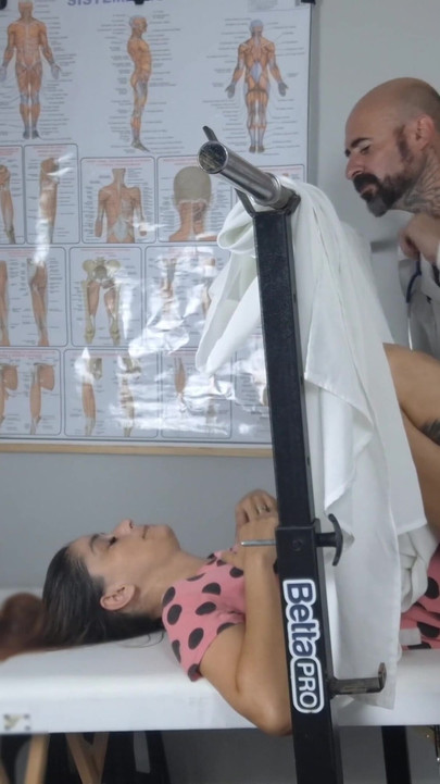 Thrilling moment from "Stepmom takes stepdaughter to fake gynecologist for the first time"