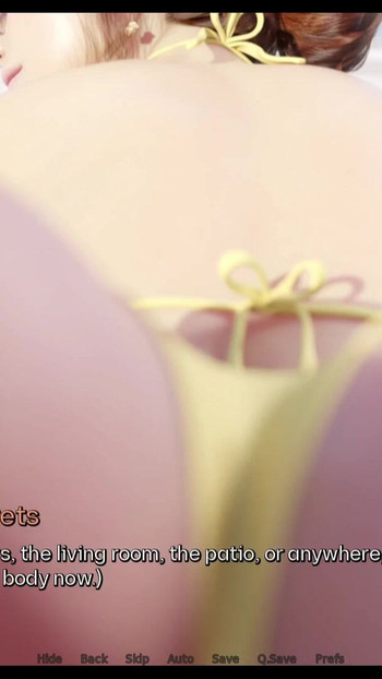 Un beau-fils joue avec le gros cul de sa belle-mère dans un bikini sexy - HeartProblies 36 par Xenorav | Clip 1