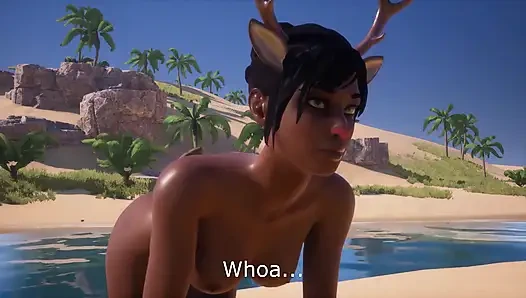 Üç reindeer kız seks yapıyor