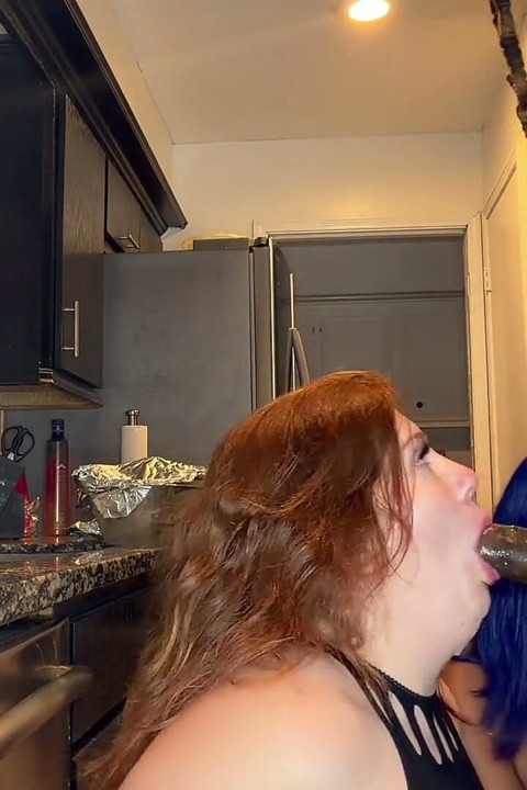 Step Bro Found Us in the Kitchen