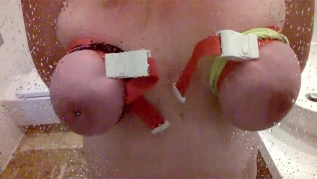 crushing my titties as requested