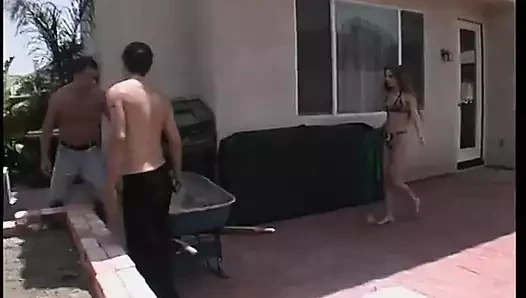 Groups porn video – Delicious petite teen double penetrated and creampied