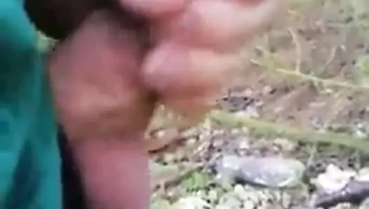 yolun kenarında hızlı masturbasyon yapmak
