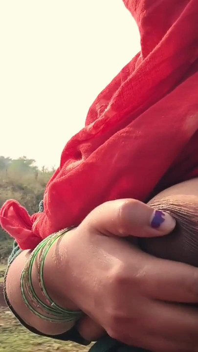 Emotional moment from "Indian village girlfriend Fucked Outdoor badly by his Ex boyfriend Hindi sex video"