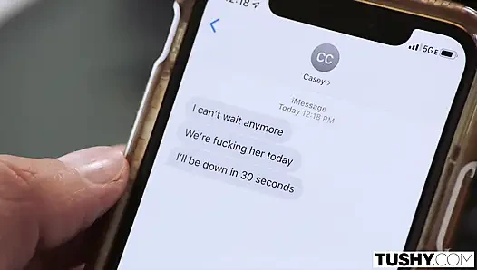 TUSHY замужняя пара не могла дождаться, чтобы поделиться очко этой рыжей