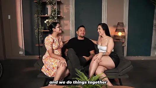 Your friend is too hot for you! - Big-assed MILF fucks her friend's boyfriend right under her nose