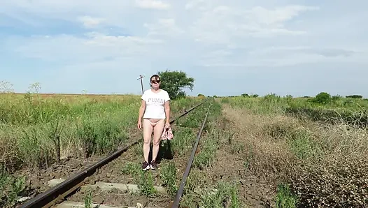 Patricia on the tracks