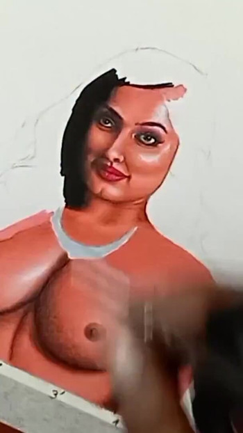 Momento memorável de "Arte Erótica ou Desenho da Sexy Indiana Milf Mulher Chamada "Enchantress".