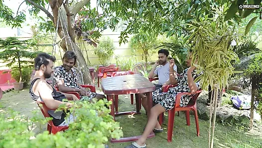 Desi Indian Boys International Style GangBang Sex with a Sexy Indian Girl Outdoor ( Full Movie )