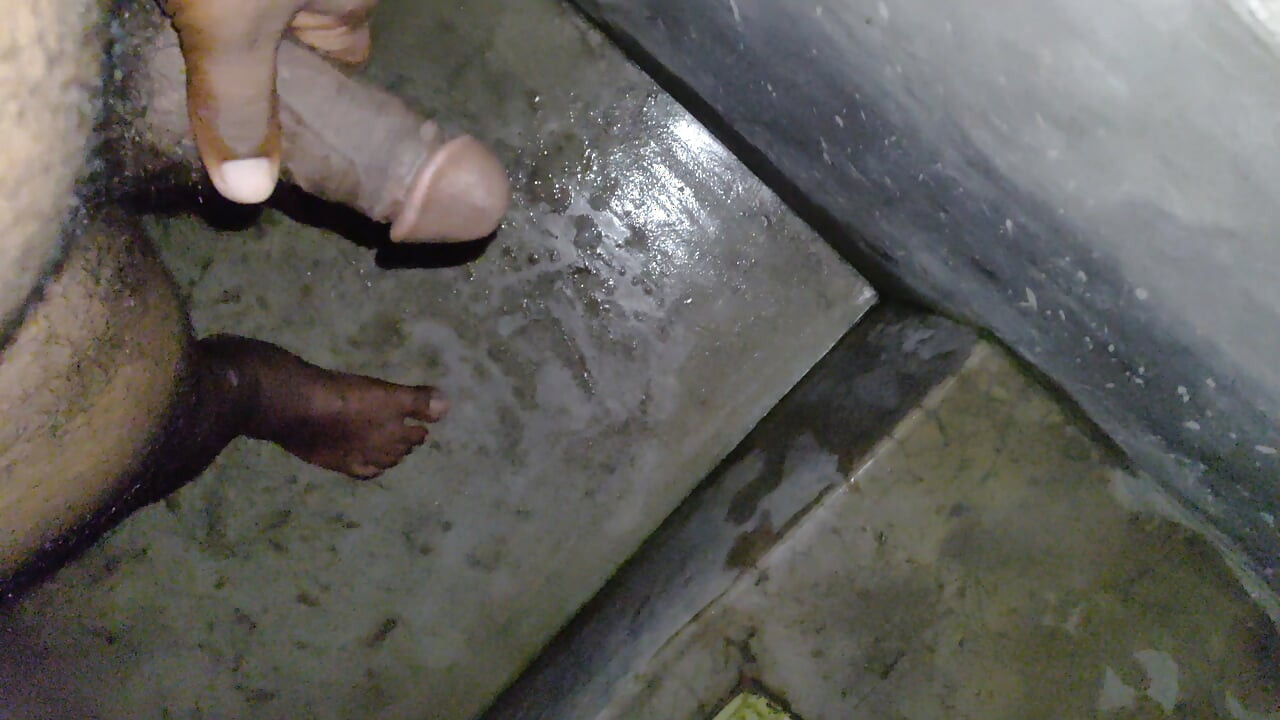 Asian boy enjoy with small dick Masturbation toilet and  bathrooms  mid nights