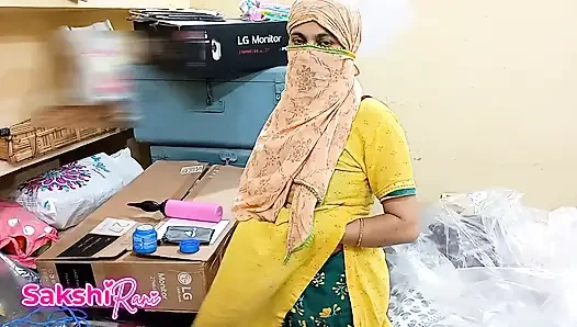 My Maid cleaning Room I caught her Masturbating with fingering Desi Sex Video Hindi Dirty Talking Full Video