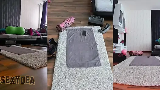 Dive Into Pure Sensuality: Triple Cam View of My Naked Workout!