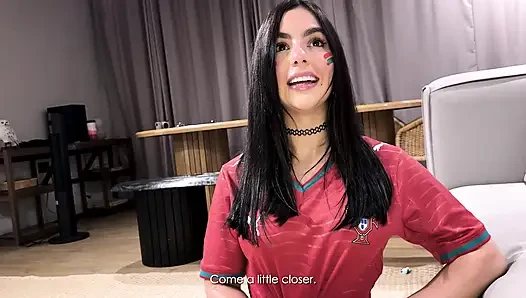 Tausche WM-aufkleber mit meinem stiefbrust für meine nasse muschi - Iris Rodriguez
