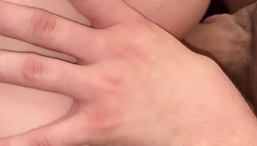 Fucking her horny pussy and playing with her booty