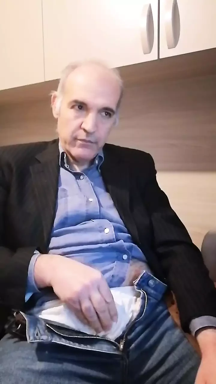 Striptease, piss and a long handjob