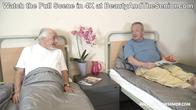 是时候吃药了，爷爷！BeautyAndSenior的护士Nana Garnet