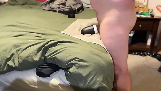 Double cum one to fill cum as lube