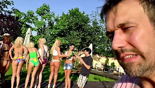 Outdoor DP Group Sex Wild Fuck Fest