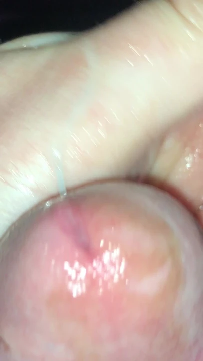 I massage my cock